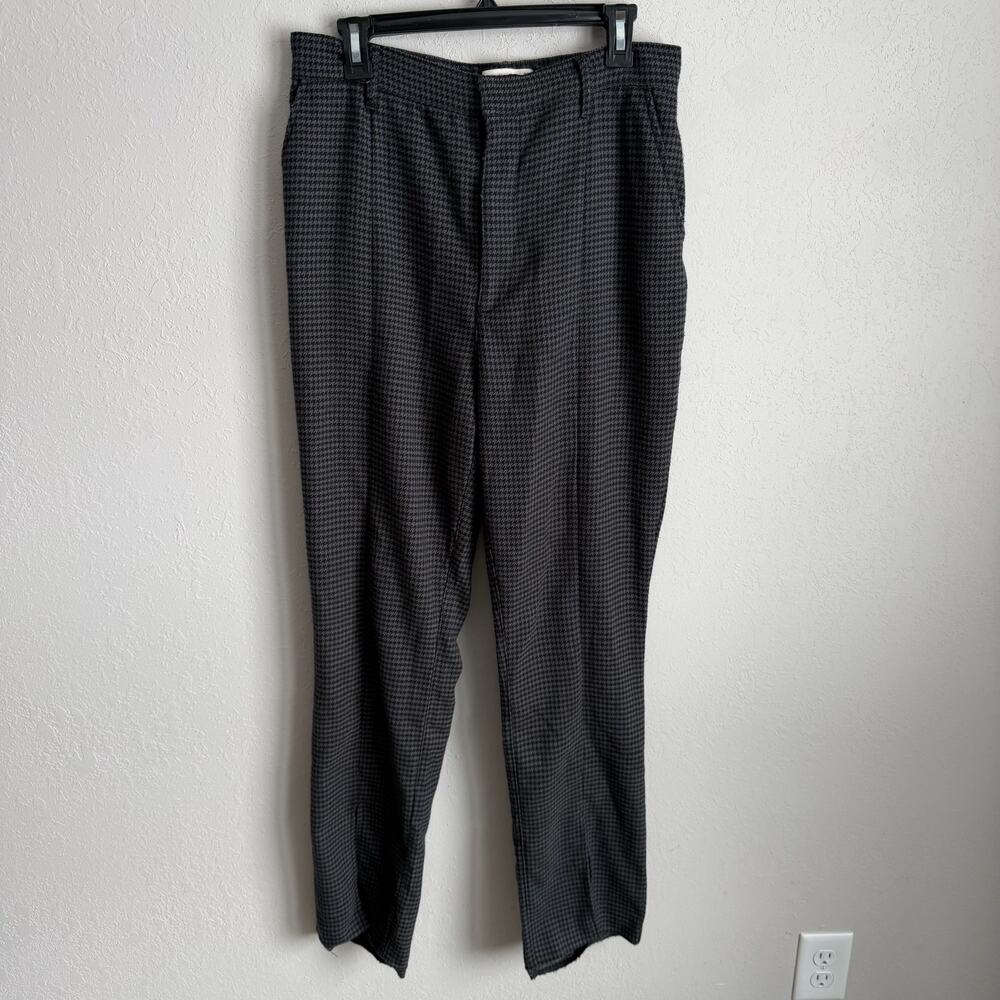 Abercrombie & Fitch The Skinny Ultra High Rise Gray Houndstooth Pant Womens 31